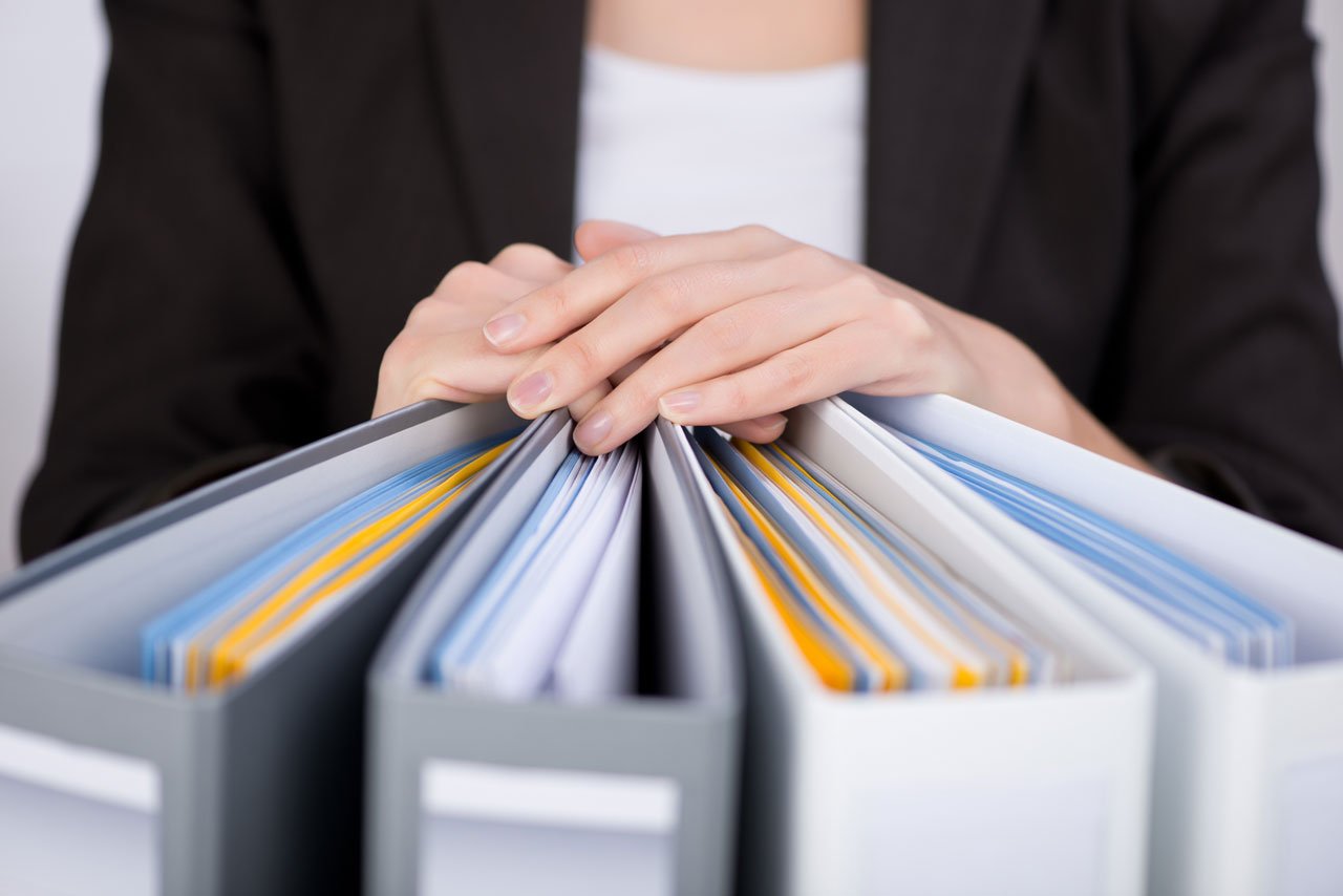 Administratiemappen in goede handen